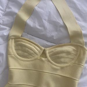 HERVÉ LÉGER
STRAPPY BANDAGE MINI DRESS